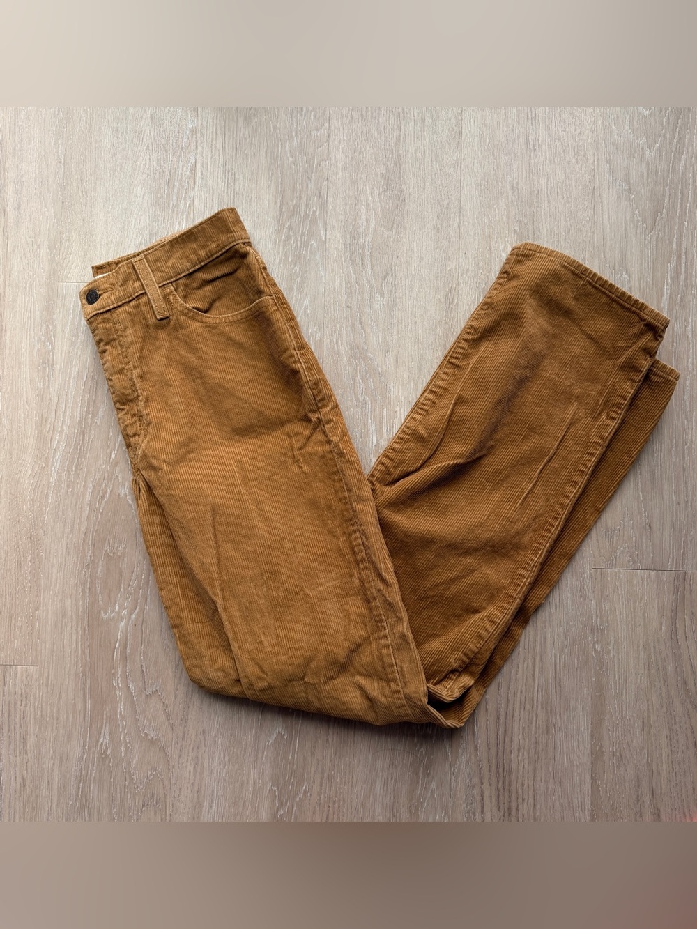 Levi’s brown corduroy straight leg pants